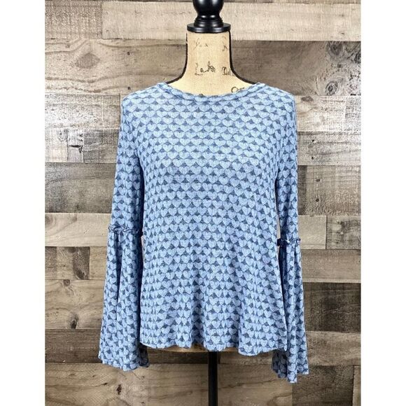 Lauren Condrad Bell Sleeve Top S - Picture 1 of 5